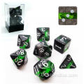 Bescon Mineral Rocks Gem Vines Polyhedral D&D Dice Set من 7 ، لعبة RPG لعب لعبة Dice 7pcs مجموعة